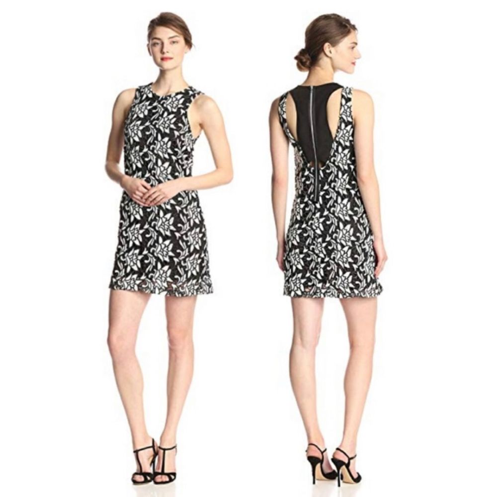 Sam Edelman Racerback Cut Out Floral Dress Medium